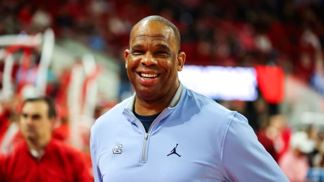 UNC basketball head coach Hubert Davis